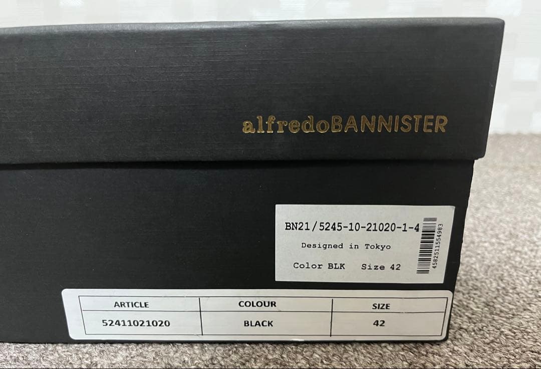 alfredoBANNISTER プレーントゥシューズ