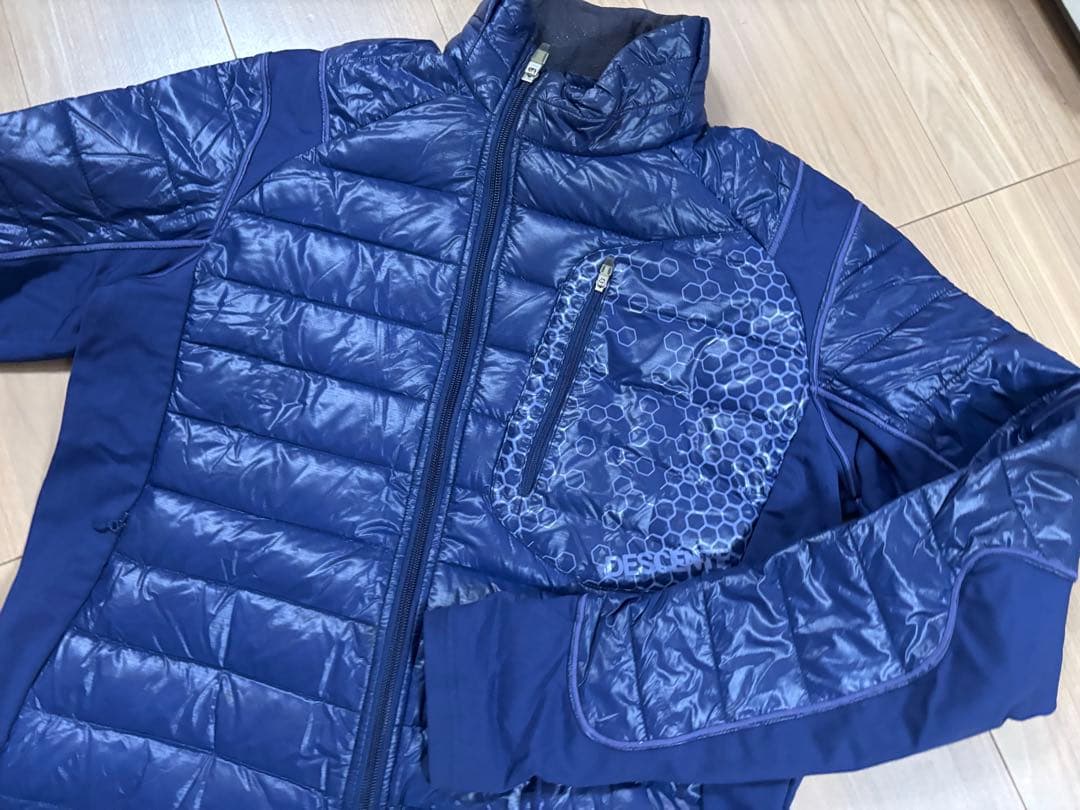 ★送料無料・美品★お洒落　デサント　ハイブリッドダウン　SAJ デモ　技術選