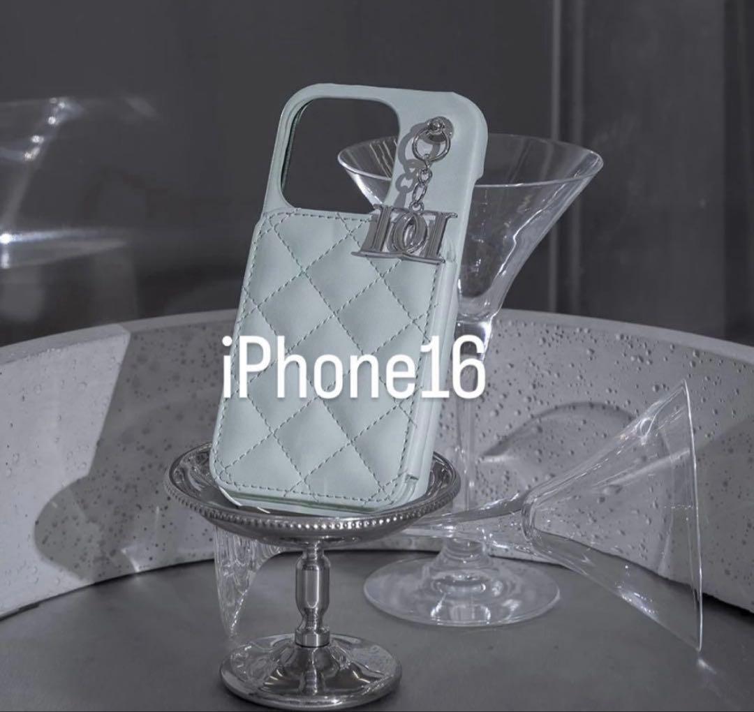 darich キルティングミラーDDチャームiPhoneケース　　16