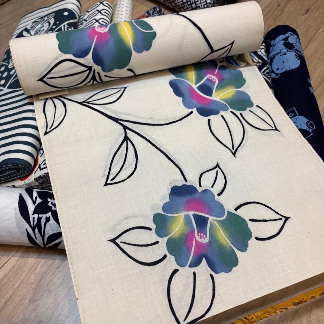 I格安 リメイク用　素材　まとめ売り　着物　和服　10点　本染　浴衣　反物　相撲