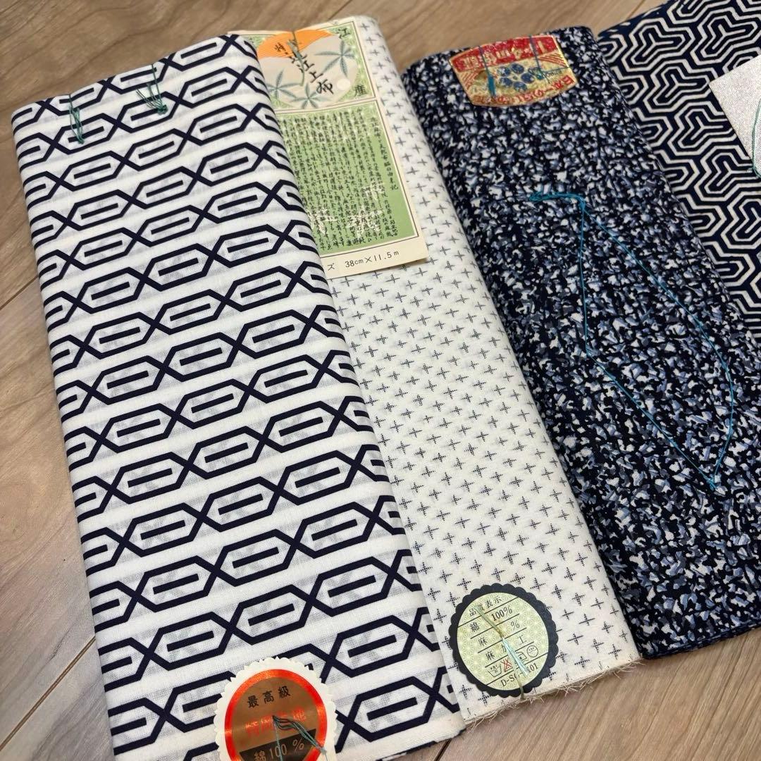 I格安 リメイク用　素材　まとめ売り　着物　和服　10点　本染　浴衣　反物　相撲