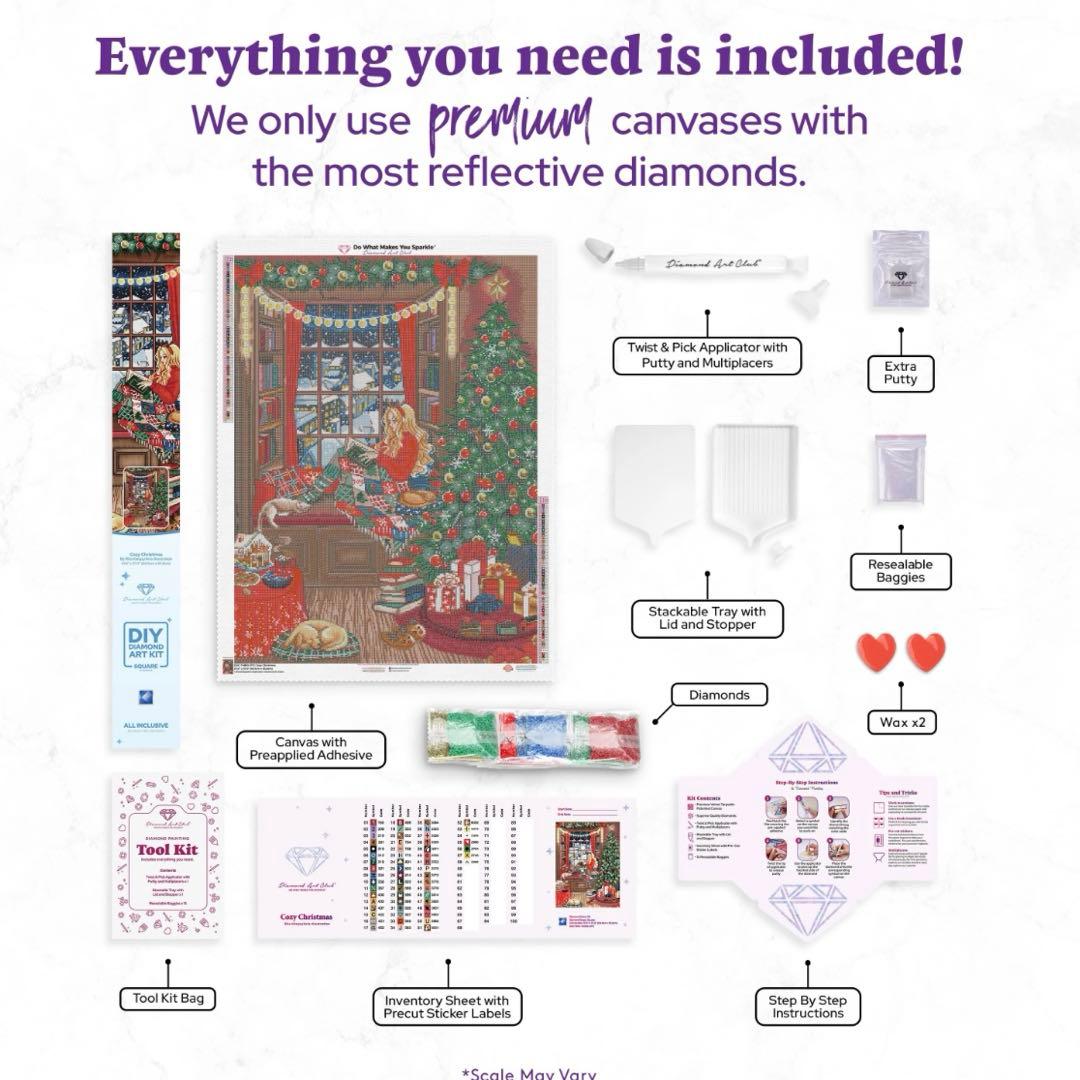 ダイヤモンドアートクラブ　Cozy Christmas DACキット