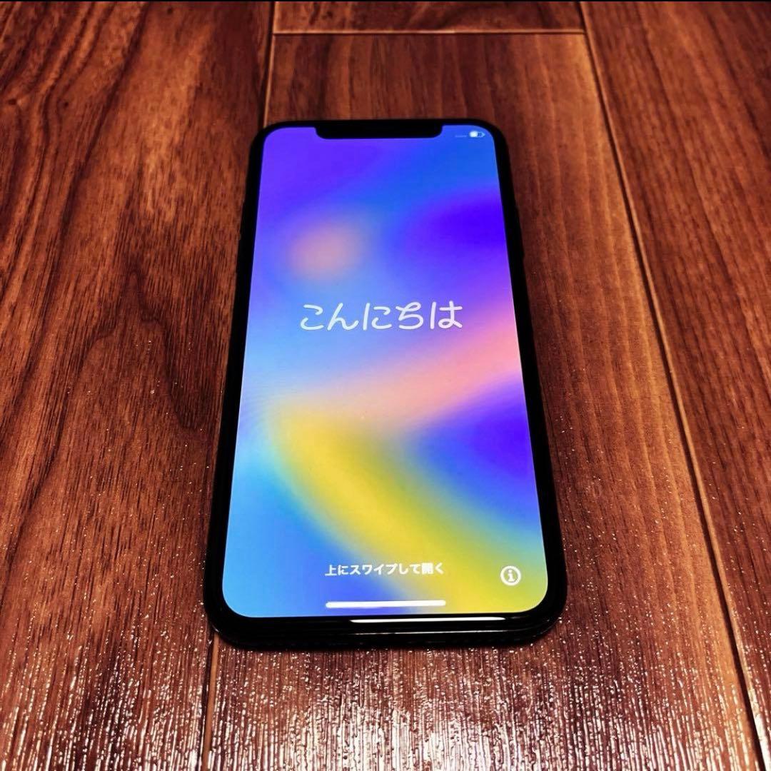Apple iPhoneX 256GB スペースグレイ simフリー