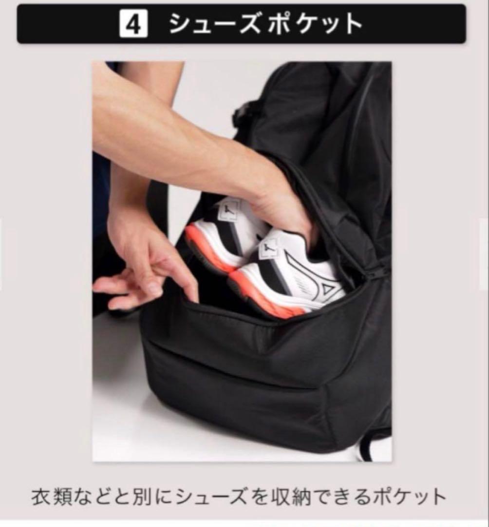 【希少】Mizuno ラケットバッグパックTECH PACK