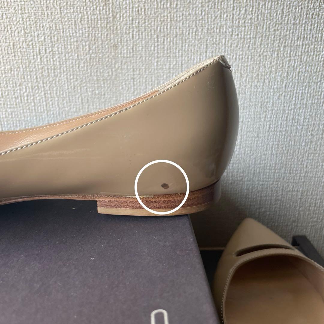 Hihot様 ペリーコ　フラットパンプス　ベージュ36.5