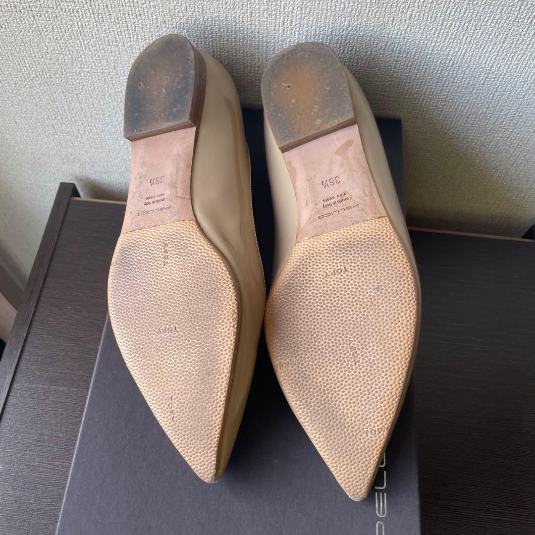 Hihot様 ペリーコ　フラットパンプス　ベージュ36.5