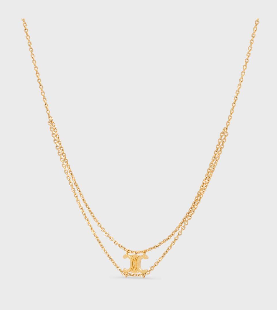 か*ん様 トリオンフ サスペンダー ゴールド ネックレス