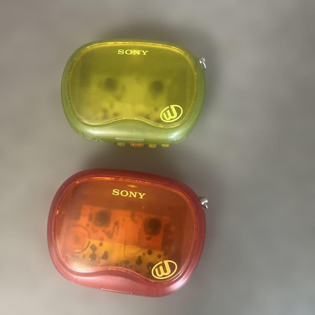 SONY WM-EQ2 2台セット　カセットプレーヤー　通電OK ジャンク品