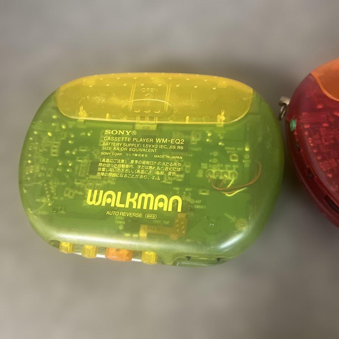 SONY WM-EQ2 2台セット　カセットプレーヤー　通電OK ジャンク品