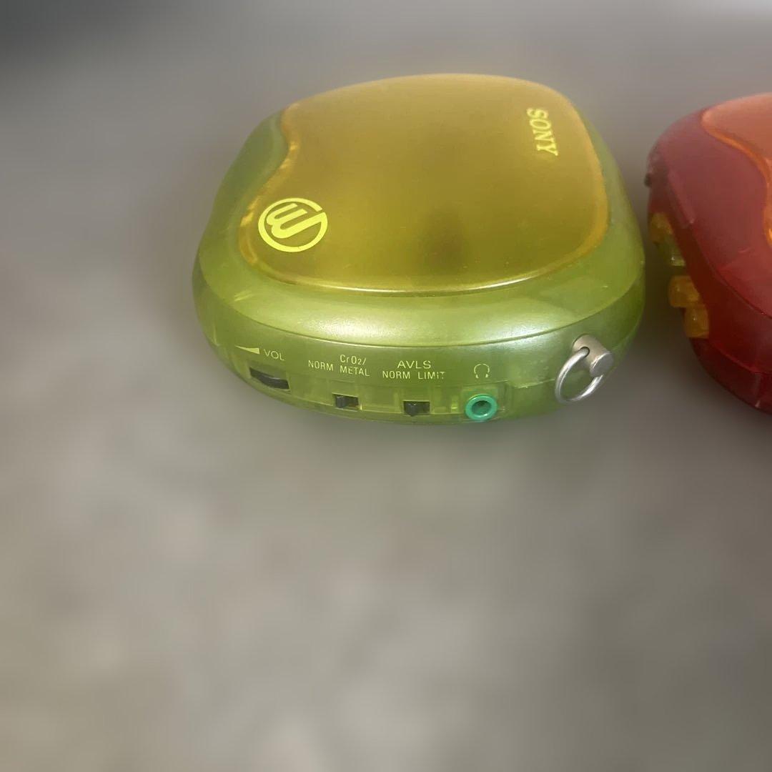 SONY WM-EQ2 2台セット　カセットプレーヤー　通電OK ジャンク品