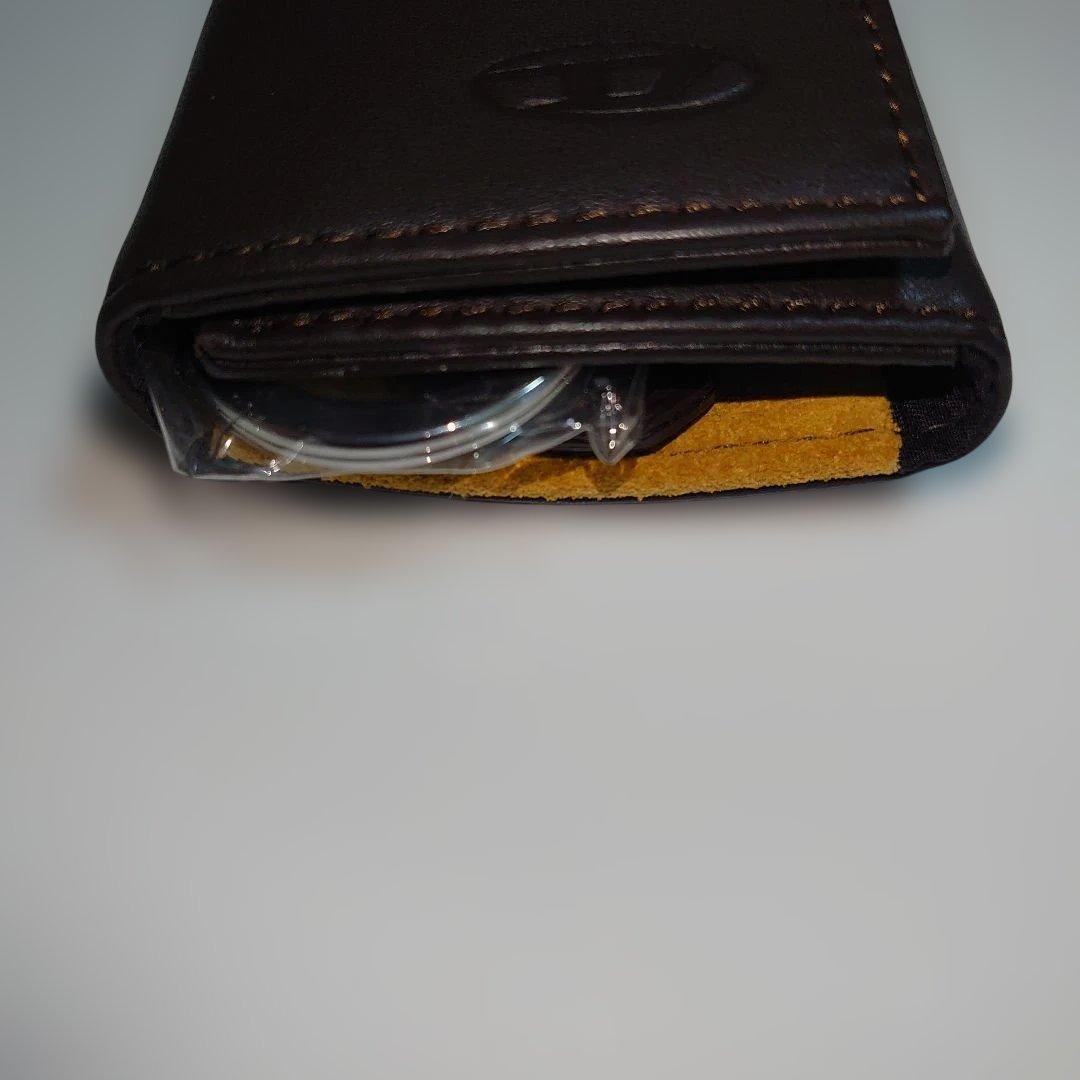 DIESEL ブラウンレザー キーケース