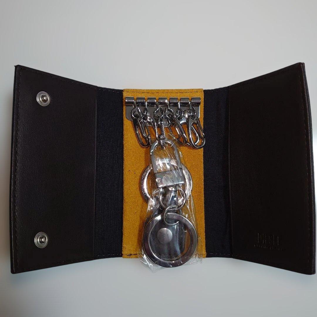 DIESEL ブラウンレザー キーケース