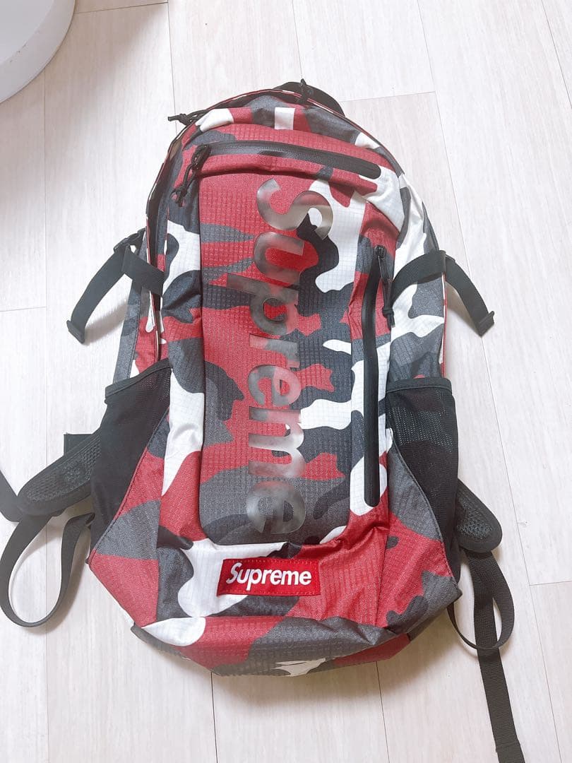 supreme 21ss バックパック 赤カモ 土日価格