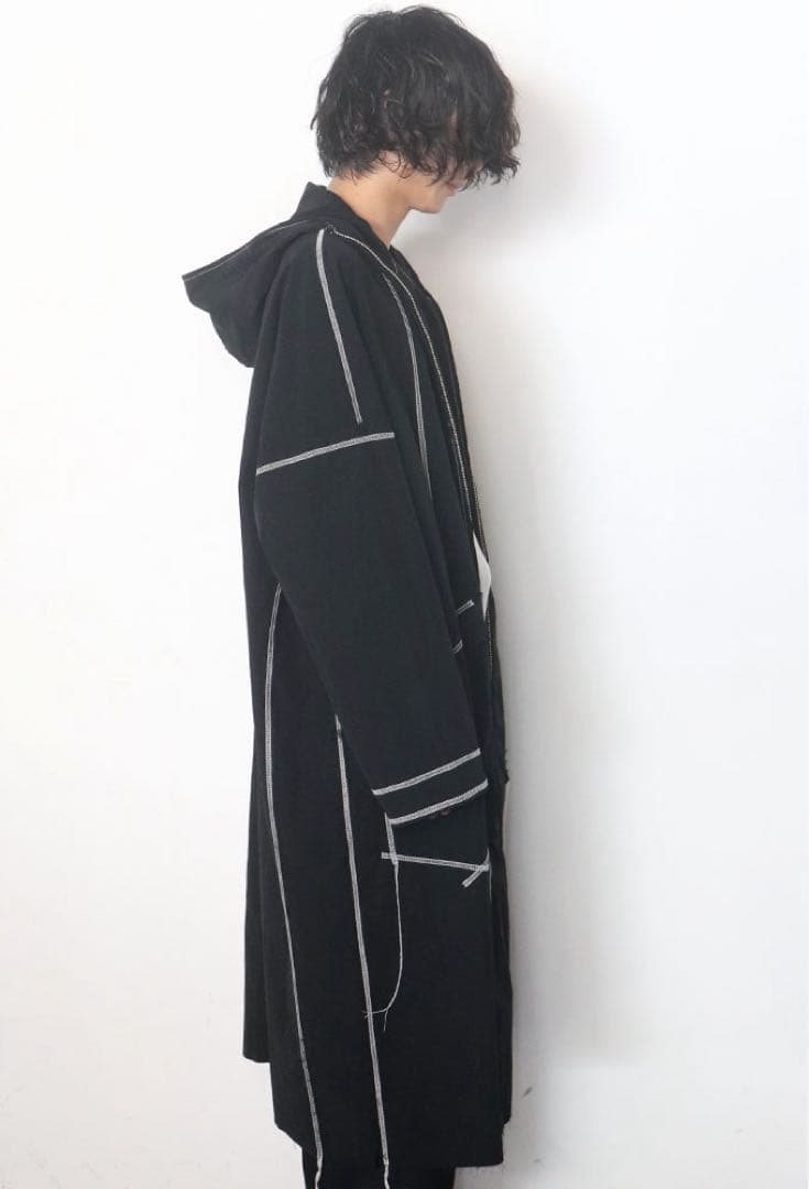 sulvam zip up rain coat ブラック　S