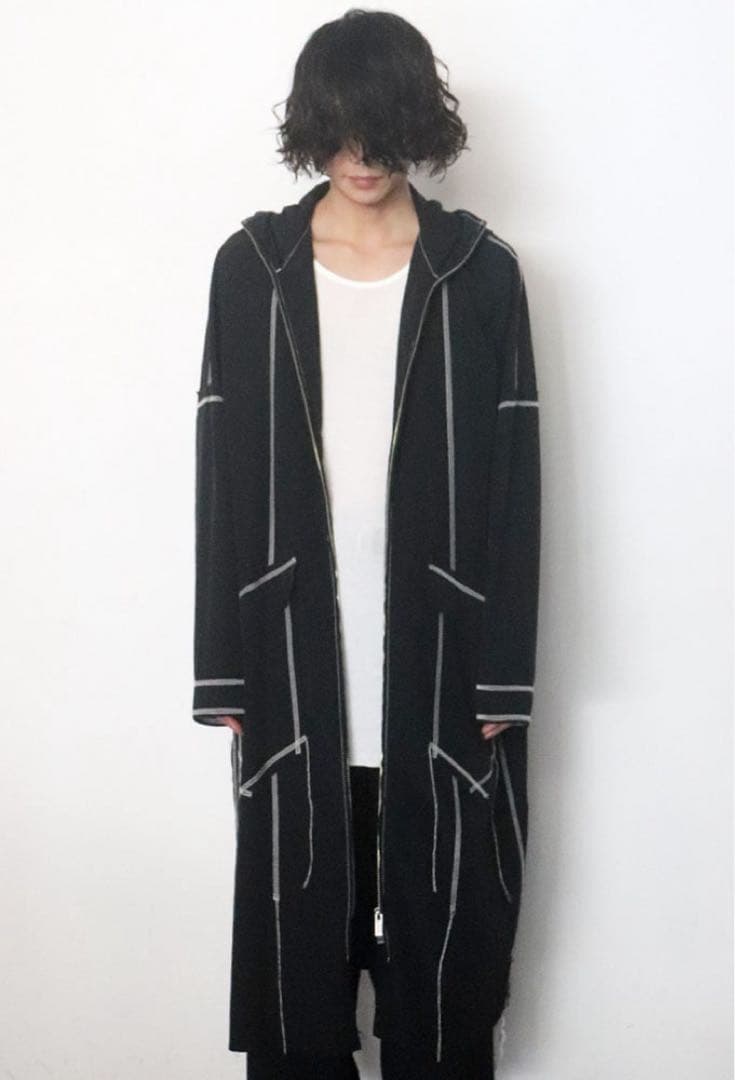 sulvam zip up rain coat ブラック　S