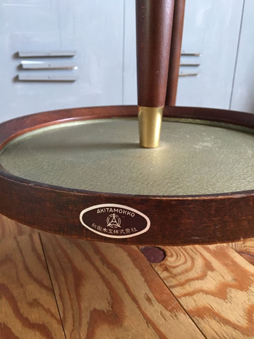 秋田木工 ポールハンガー コート掛け ビンテージ カリモク キツツキ 柏木工