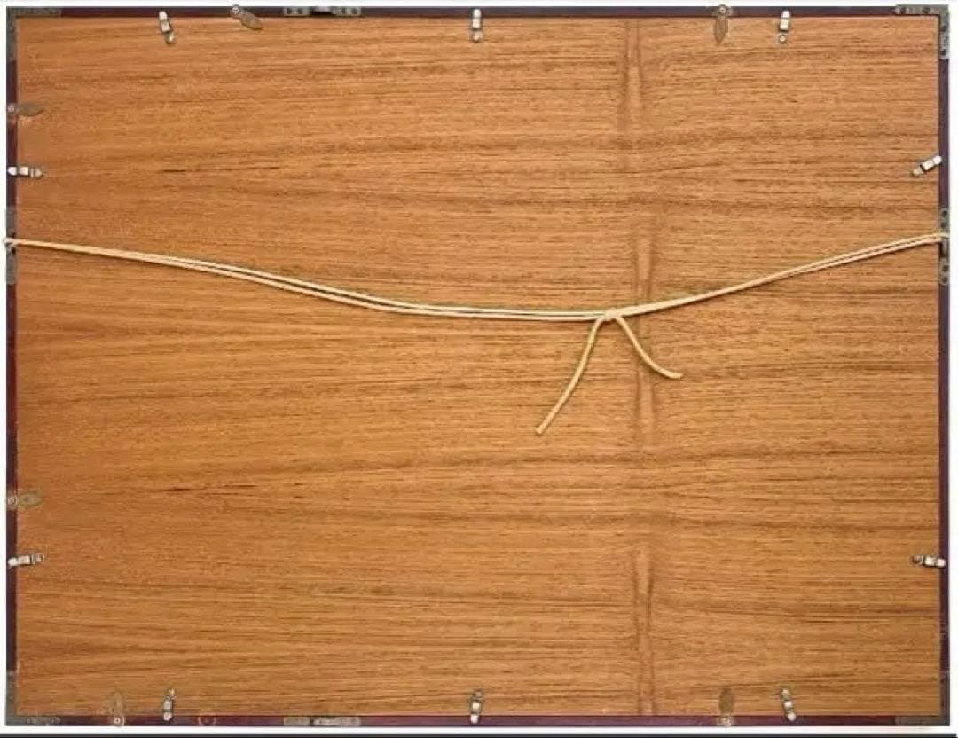 ヒ*ロ様 斎藤清 木版画【柿の会津】額装 真作