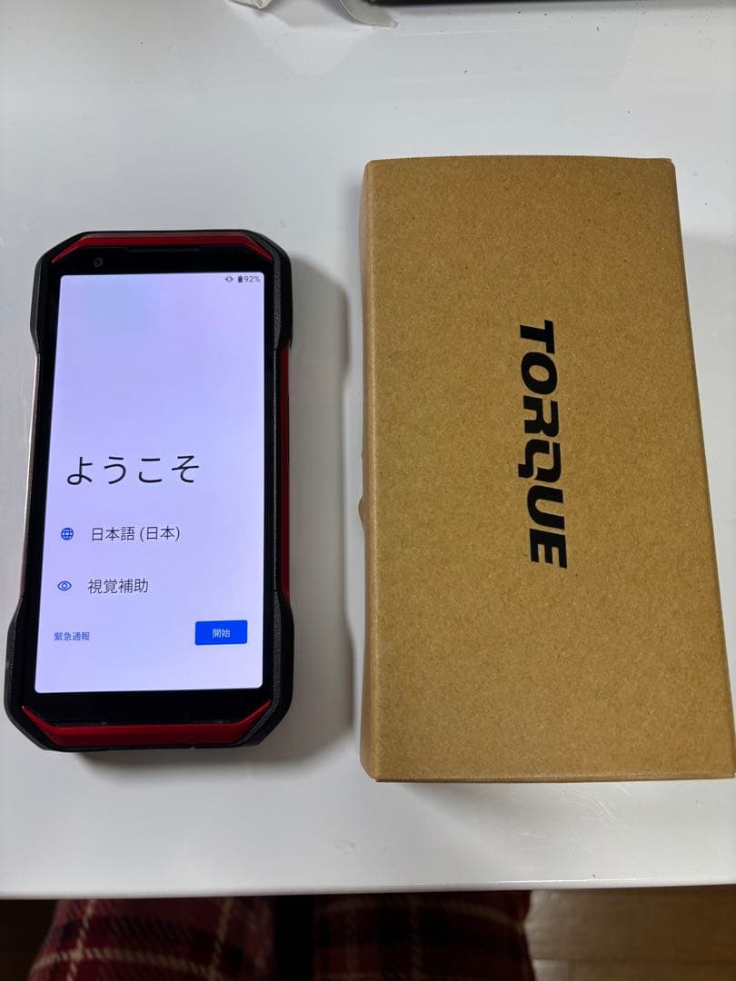 【美品】TORQUE G06 au KYG03 レッド SIMフリー 使用1ヶ月