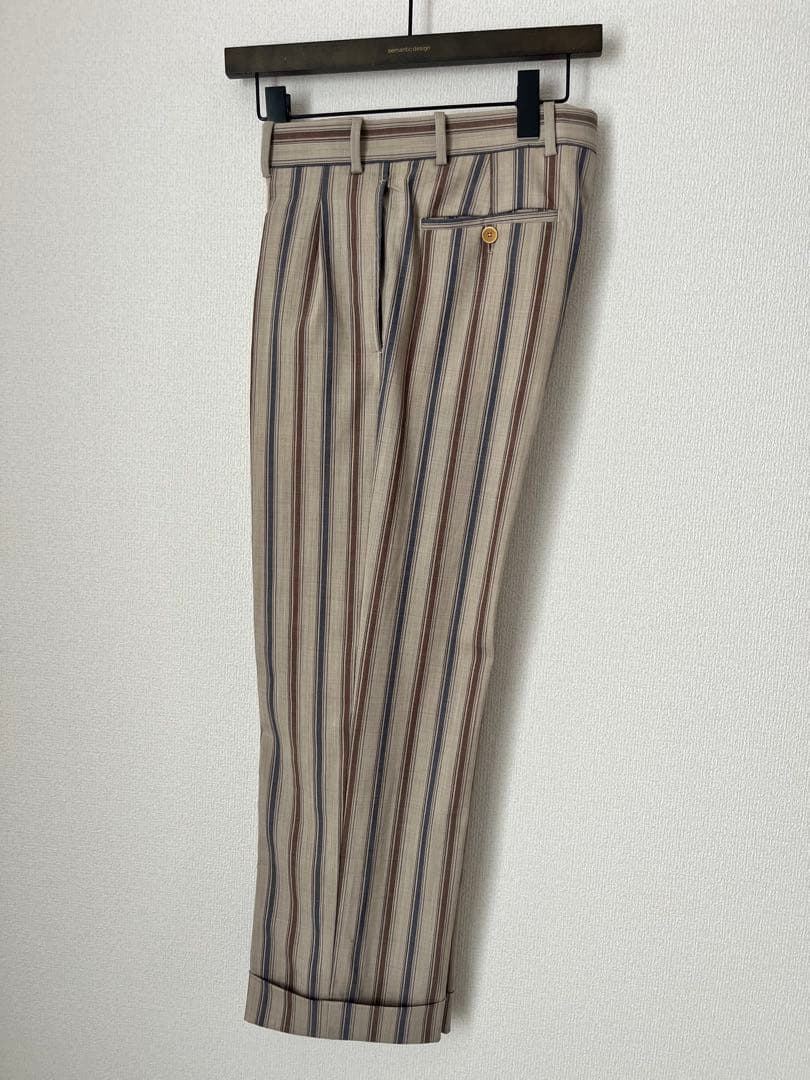 ひろさま専用　BERNARD ZINS ストライプスラックス