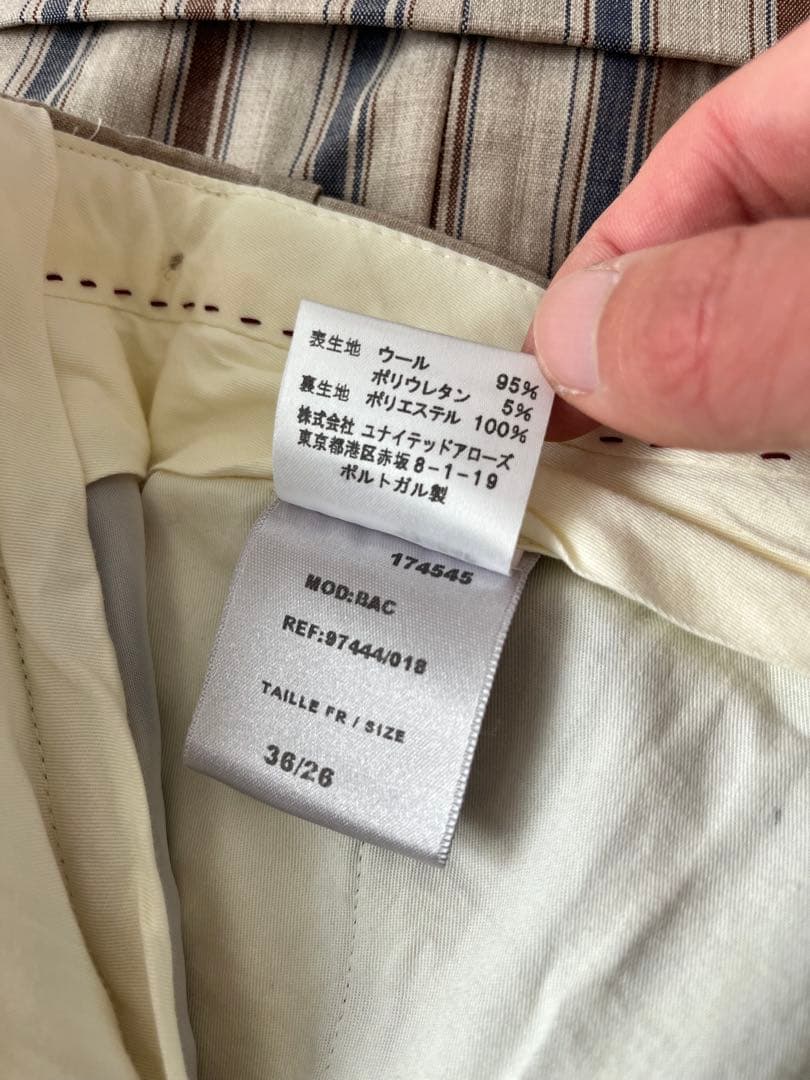 ひろさま専用　BERNARD ZINS ストライプスラックス