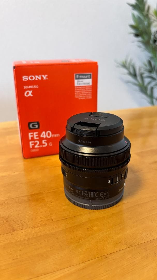 SONY FE 40mm F2.5 G SEL40F25G Eマウントレンズ