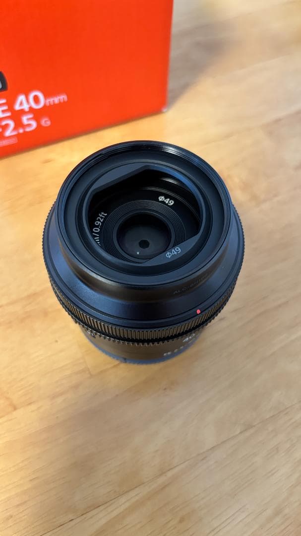 SONY FE 40mm F2.5 G SEL40F25G Eマウントレンズ