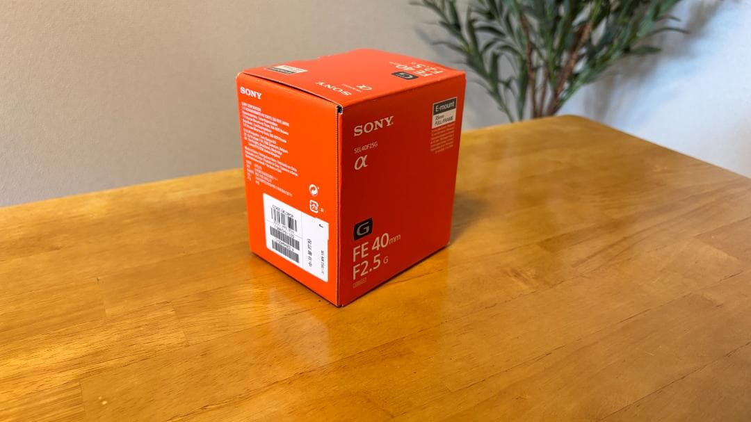 SONY FE 40mm F2.5 G SEL40F25G Eマウントレンズ