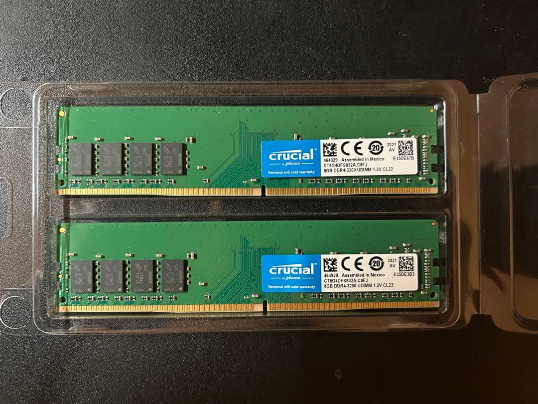 Crucial 16GB(8GB×2) KIT DDR4-3200