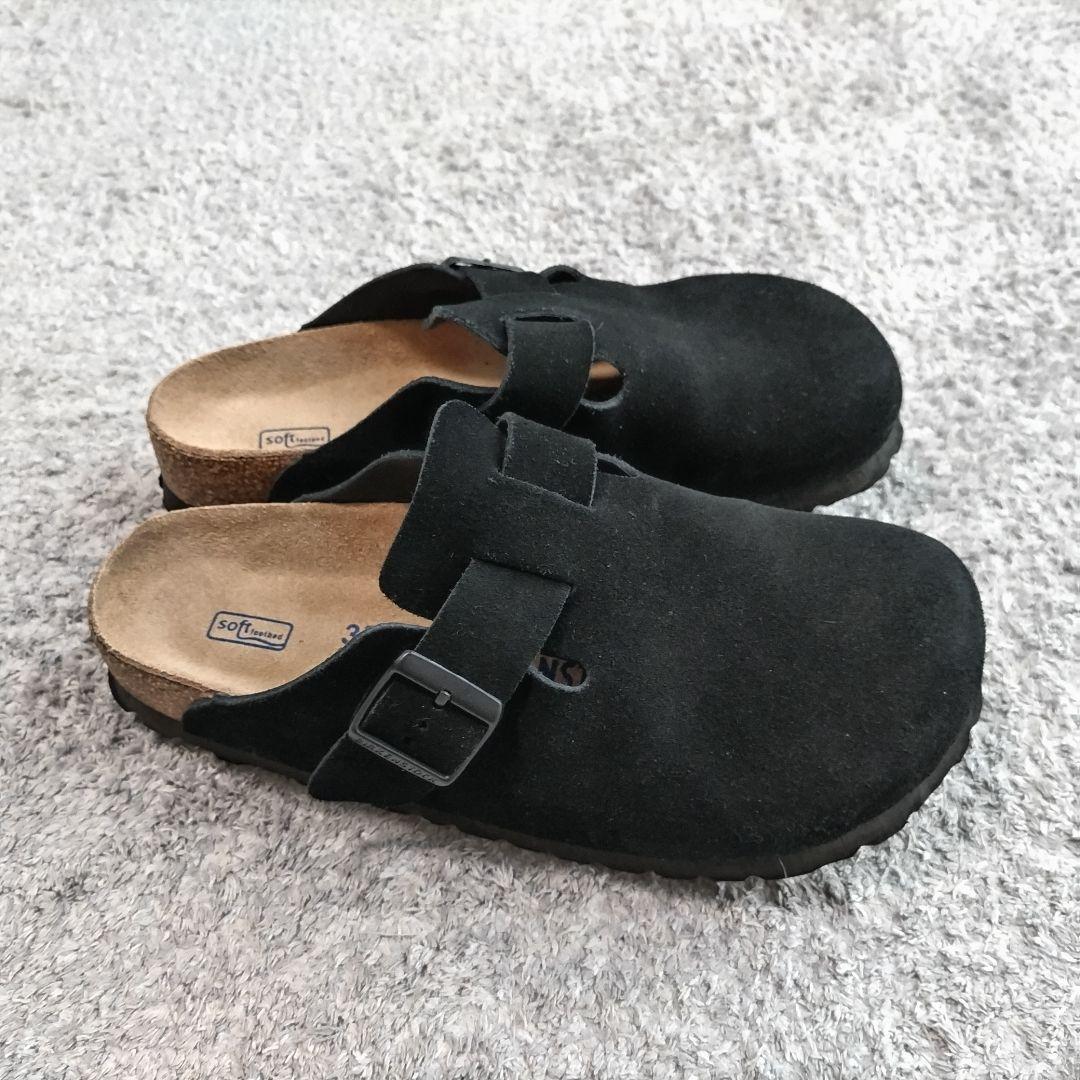 Birkenstockボストン　ブラック37