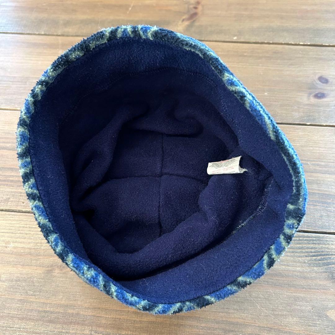 パタゴニア 90年代 フリース キャップ 総柄