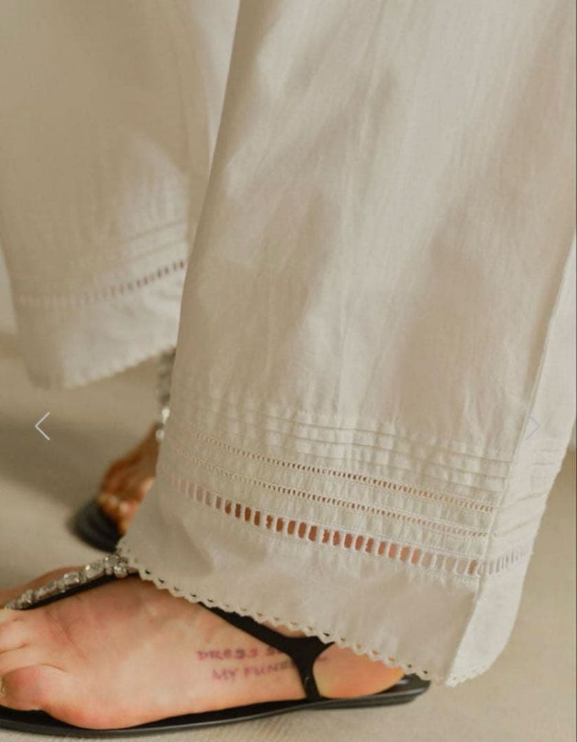 machatt コットンレースパンツ　ホワイト　正規