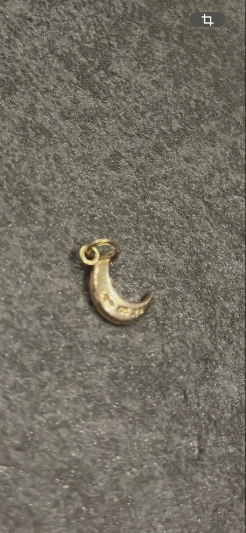 agete 10k三日月チャーム