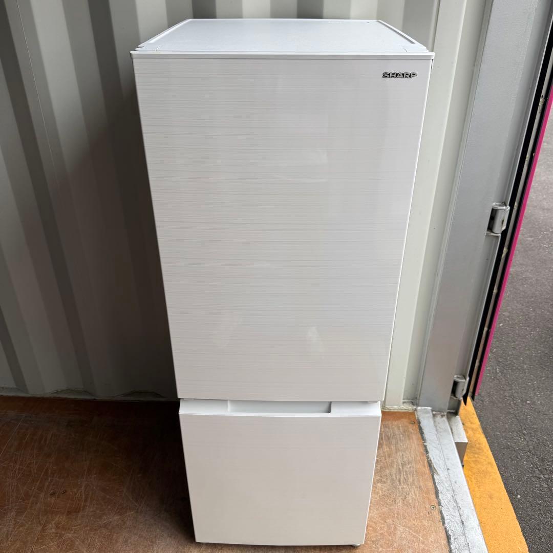 C7717★2021年製美品★シャープ　冷蔵庫　ホワイト 右.左開き　自動霜取り