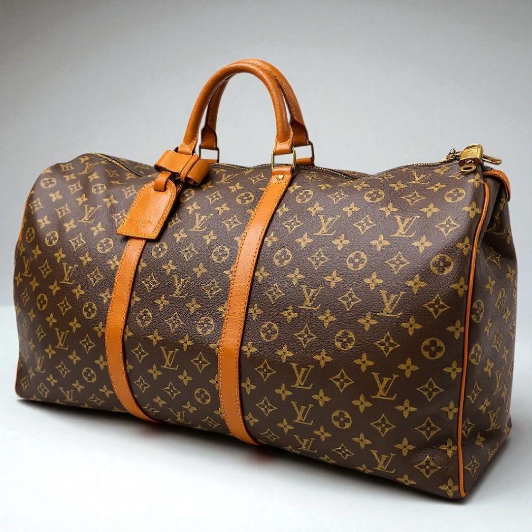 ルイヴィトン キーポル60 モノグラム　レザーボストンバッグ　M41422