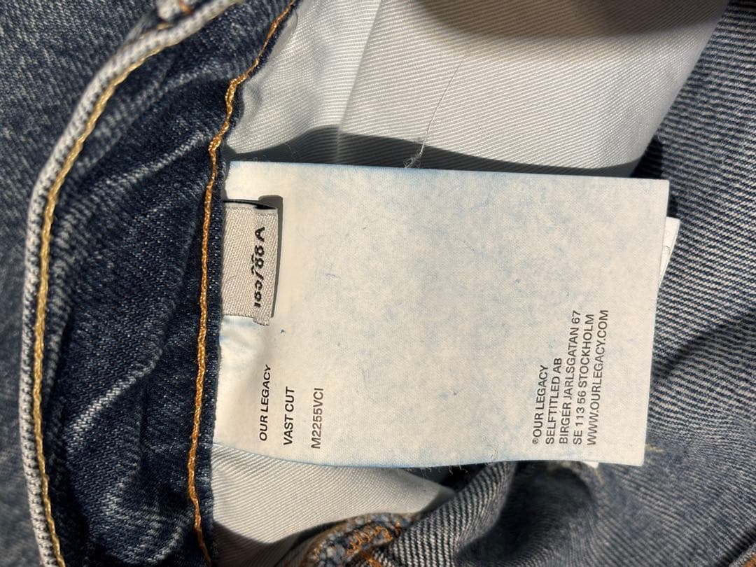 OUR LEGACY VAST CUT ／ Indigo Butterfly