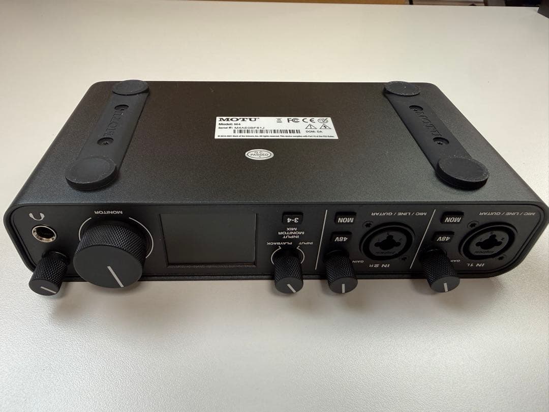 【美品】MOTU M4 4-in/4-out USBオーディオインターフェイス