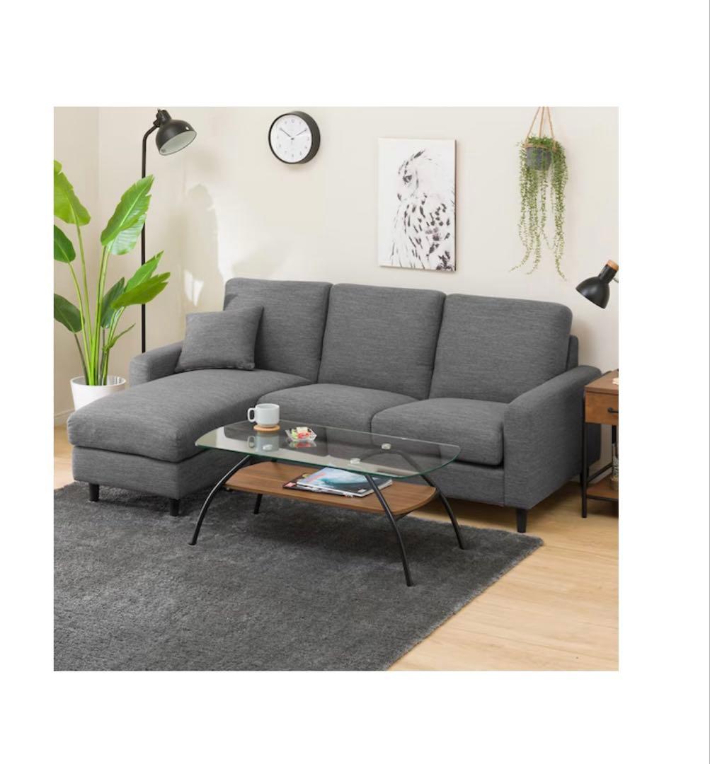 h*0様 1/18まで！！　ニトリ　布張りカウチソファ