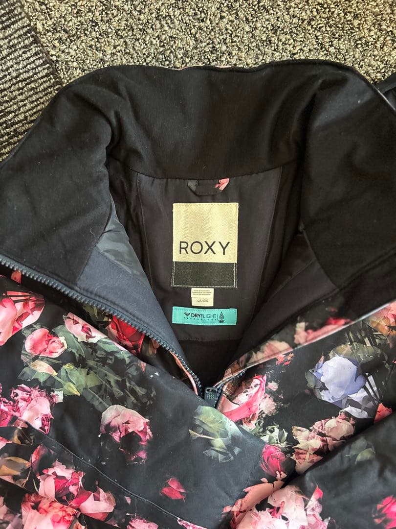 ROXY 花柄 スキー・スノーボードウェア 上下セット　150センチ