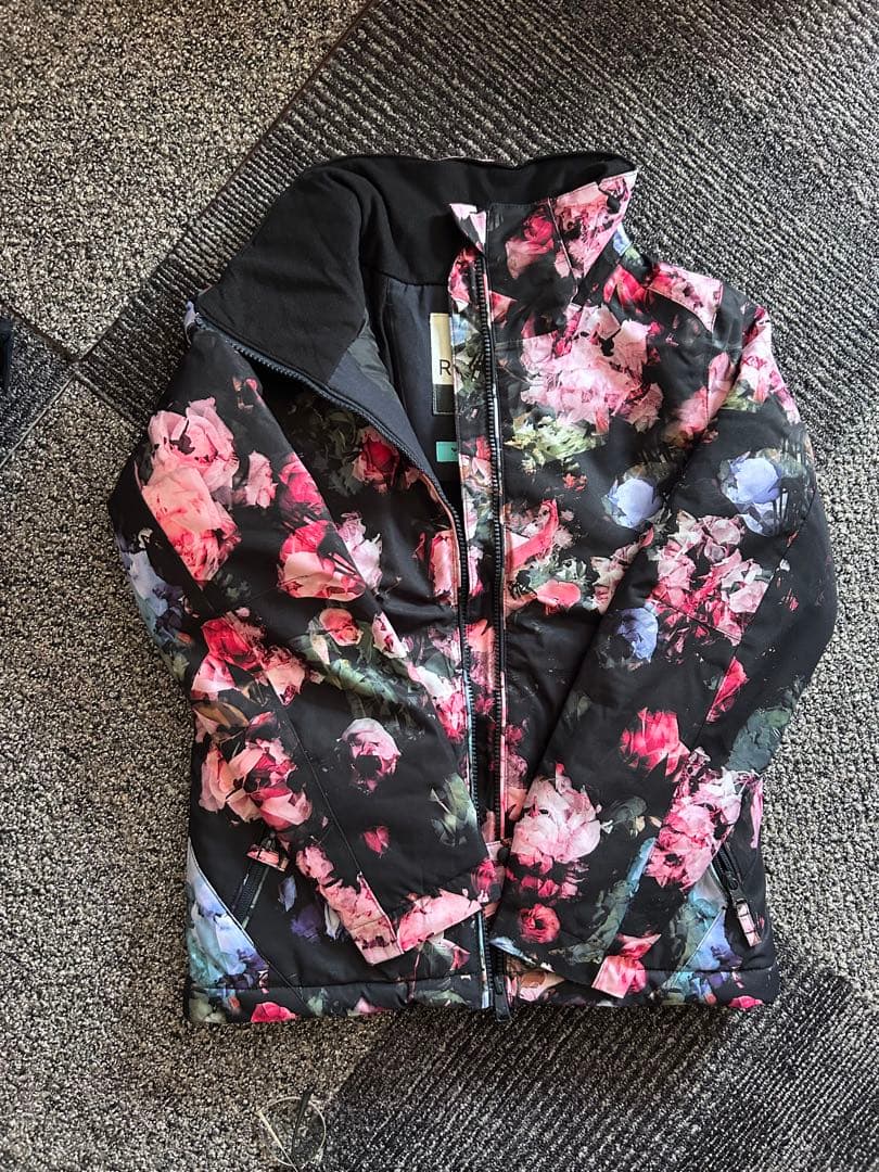 ROXY 花柄 スキー・スノーボードウェア 上下セット　150センチ