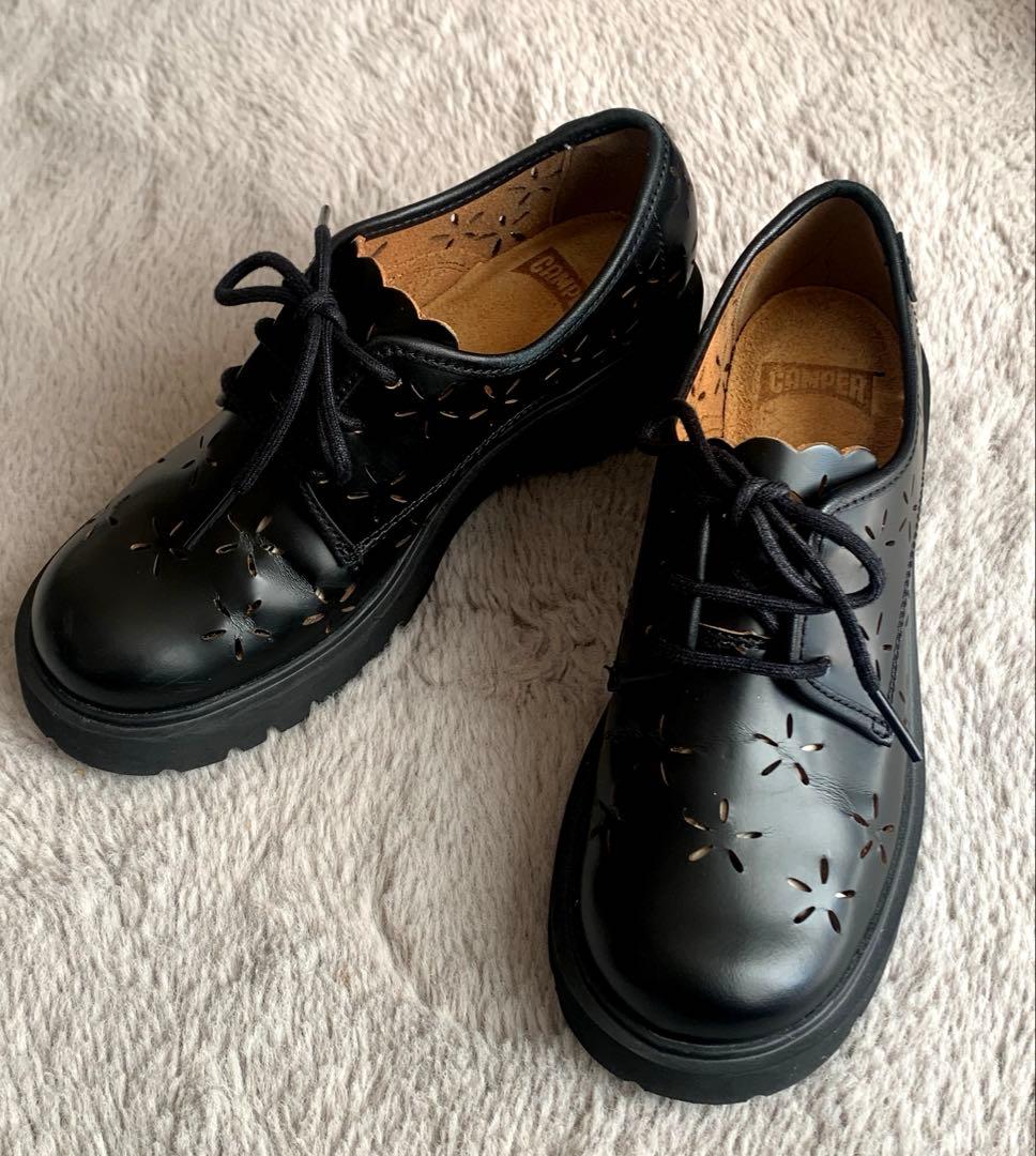 abi　CAMPER MILAH カンペール ローファー 厚底 ブラック