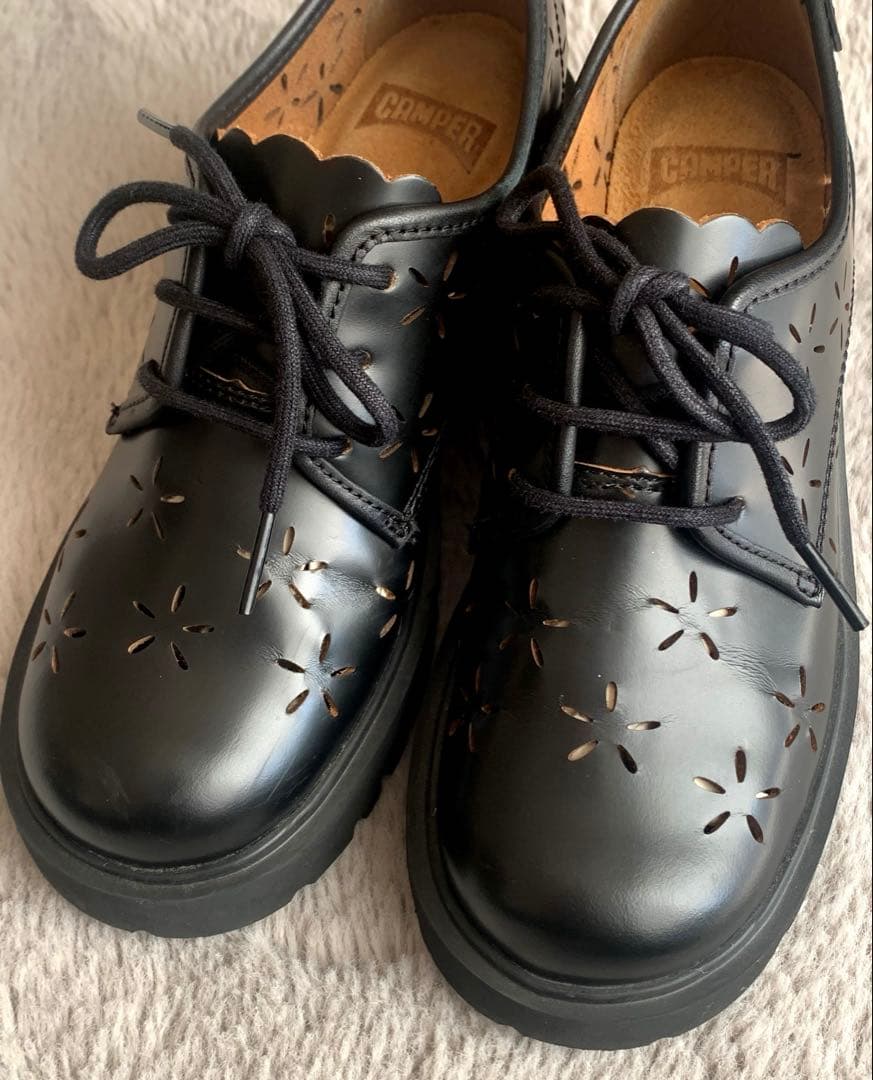 abi　CAMPER MILAH カンペール ローファー 厚底 ブラック