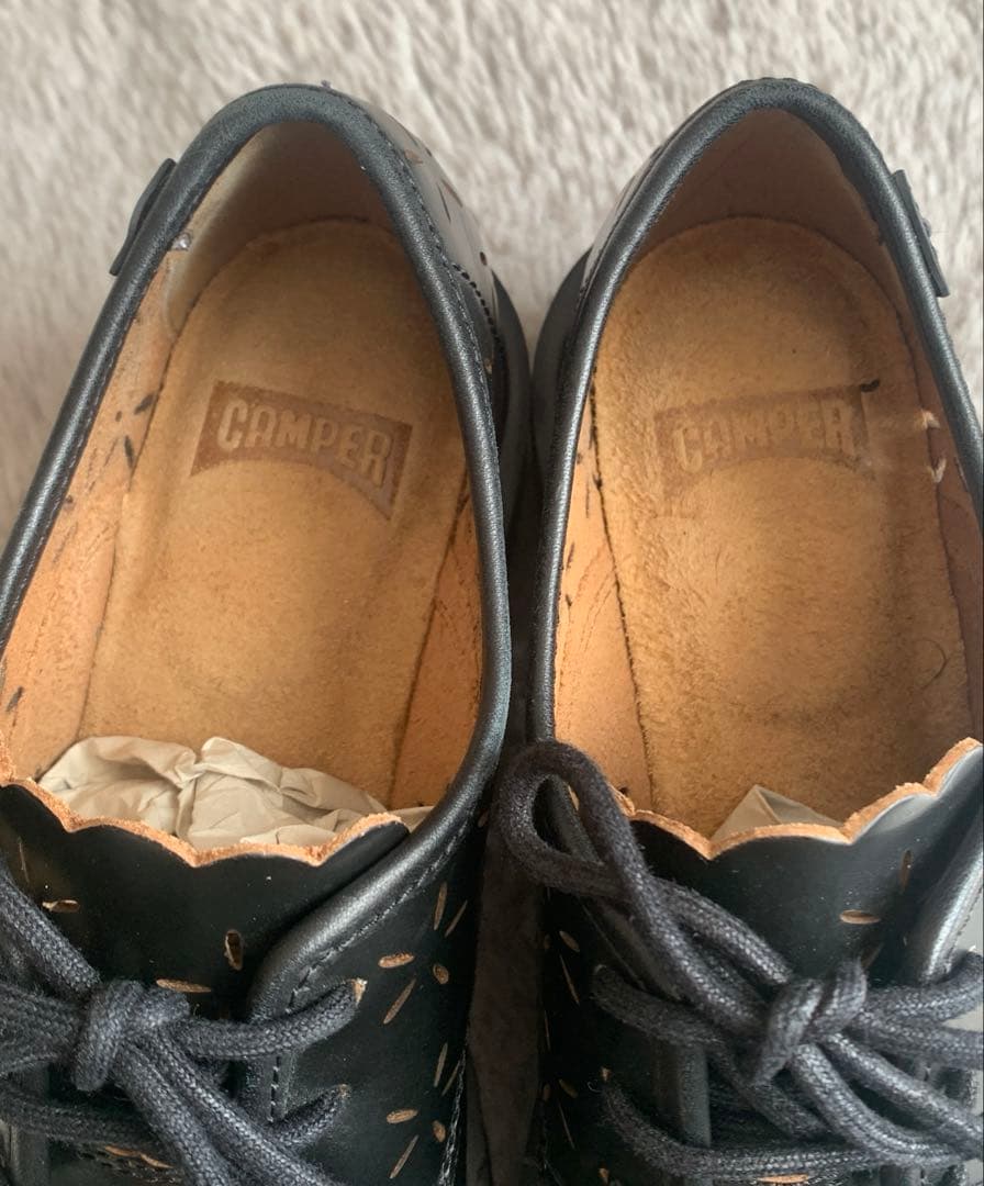 abi　CAMPER MILAH カンペール ローファー 厚底 ブラック