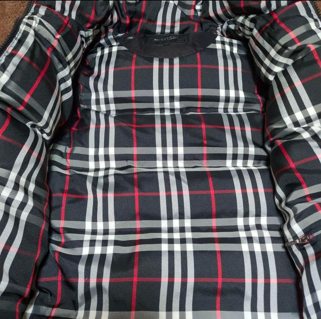 極美品！!バーバリーブラックレーベルダウンジャケット　ダウンベスト黒