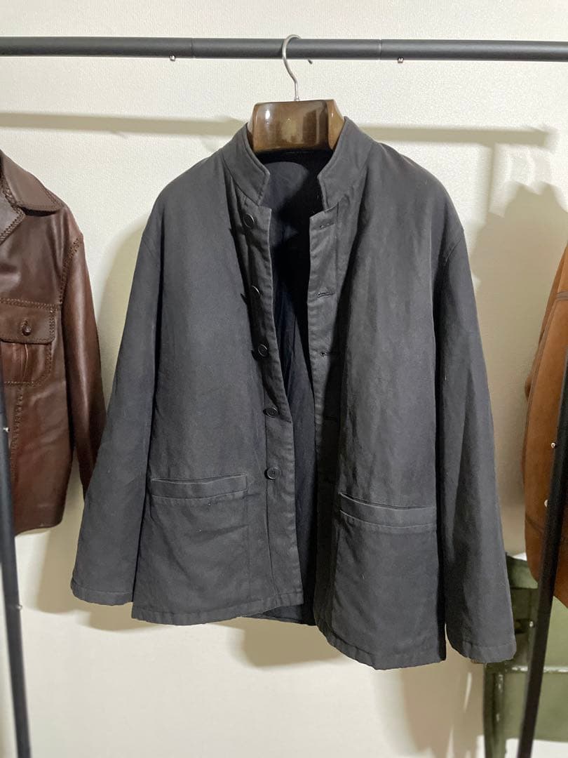 agnes bオールドアニエスベースタンドカラージャケットフランス製