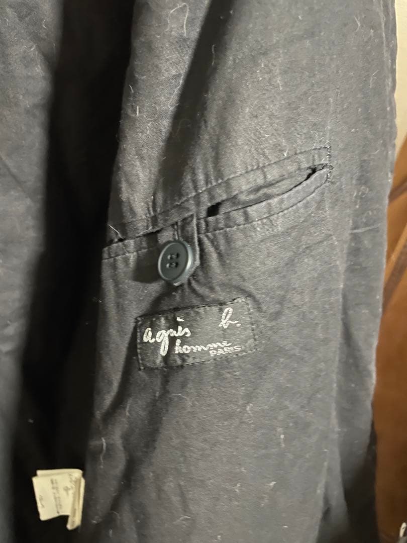 agnes bオールドアニエスベースタンドカラージャケットフランス製