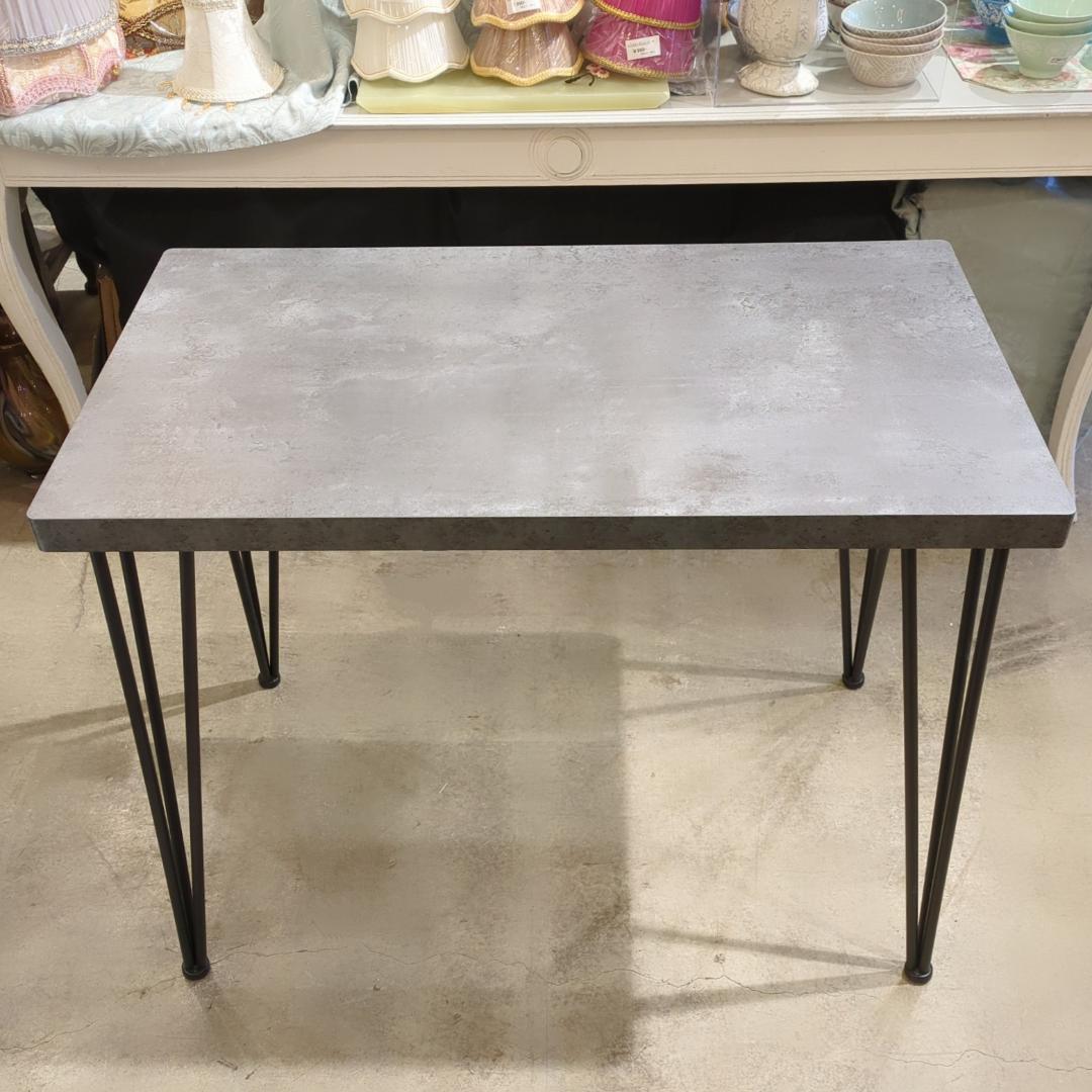 【極美品】デスク アッシュグレイ PCデスク ライトグレー 幅90㎝