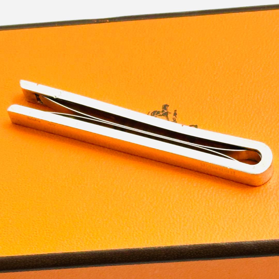 HERMES　エルメス　Hロゴ　シルバー　ネクタイピン　タイピン　Ag925