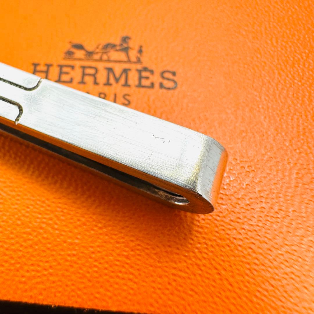 HERMES　エルメス　Hロゴ　シルバー　ネクタイピン　タイピン　Ag925