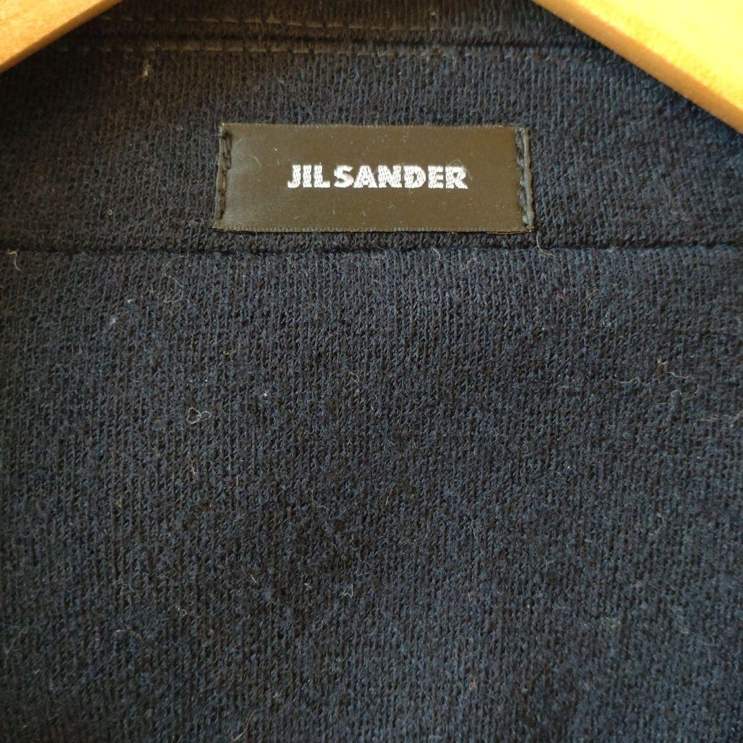 JIL SANDER ネイビー ウールフランネル ジャケット S