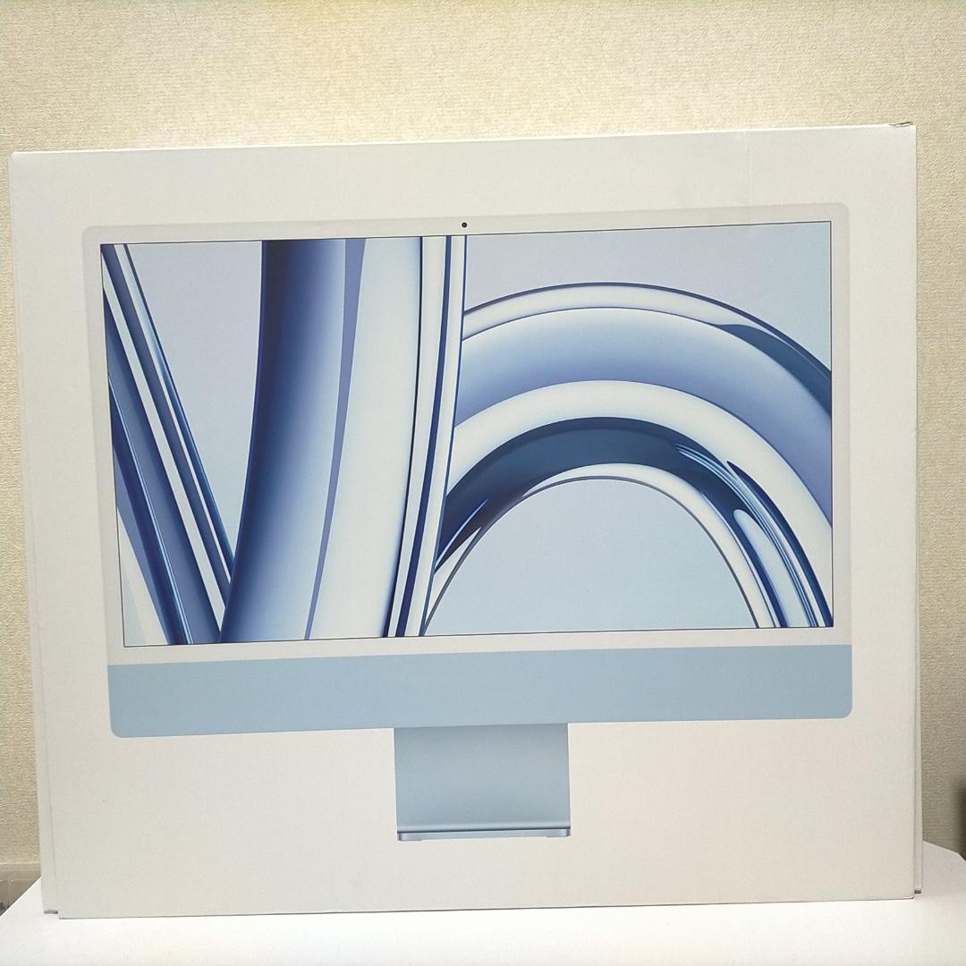【最終価格・美品】Apple iMac M3 10GPU 24インチ ブルー☆